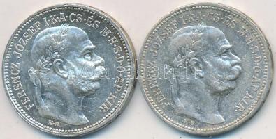 1915. 1K Ag "Ferenc József" (2x) T:2,2-