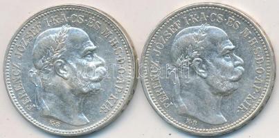 1915. 1K Ag "Ferenc József" (2x) T:2,2-