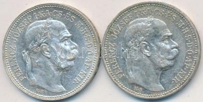 1914-1915. 1K Ag "Ferenc József" (2x) T:2,2-