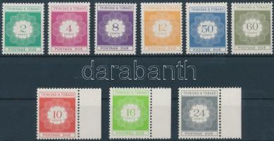 1970-1971 Portó sorok, 1970-1971 Postage due sets