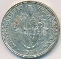 1939. 2P Ag "Madonna" T:2-
Adamo P7