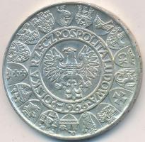 Lengyelország 1966. 100Zl Ag "I. Mieszko és Dobrawa" próbaveret "PRÓBA" jelzésse...