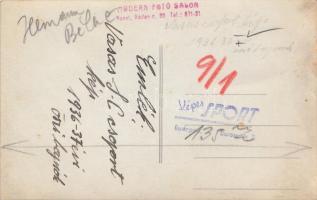 1936-37. Vasas-FC bajnoka / Hungarian football team, photo (fa)