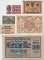 Ausztria + Németország / Weimari Köztársaság 1919-1923. 11db szükségpénz T:I-,II,II-,III Austria + Germany / Weimar Republic 1919-1923. 11pcs of necessity notes C:AU,XF,VF,F