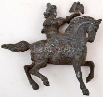 Alumínium lovasszobor öntőforma, a rögzítőcsavar kicsit feszül, m: 16 cm