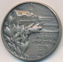 1938. "Magyar Athletikai Club 1875" jelzett Ag emlékérem "LE (Ludvig Ede)" beütéssel (12.53g/0.800/28,5mm) T:2