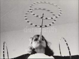 cca 1982 Jankovszky György(1946-): Artistaképző, 2 db fotó, feliratozva, aláírt, pecséttel jelzett, ...