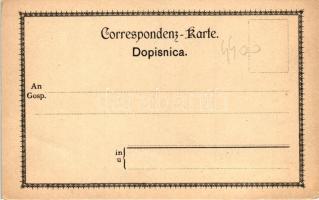 Sarajevo, Röm. kath. Seminar mit Cyrill und Method Kirche; Verlag Ed. Strache / Greek catholic churc...