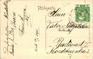 Mistelbach 'Nasse Grüsse' Ziegelei, Pinselfabrik; Verlag Kapitan / view with factories; co...