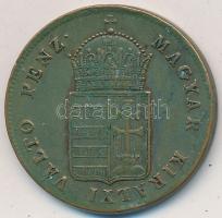 1848. 1kr Cu T:2,2- patina