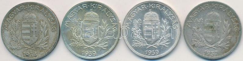 1937-1939. 1P Ag (4x) T:2,2-