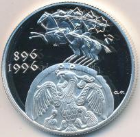 1996. 2000Ft Ag "Honfoglalás" tanúsítvánnyal eredeti tokban T:PP