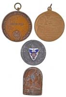 ~1930-1940. 4db klf Dalos jelvény, "Magyar Dalos Egyesületek Országos Szövetsége / A Kassai Ors...