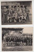 1935 Szegedi football csapat 2 db csoportkép