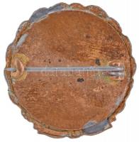 ~1930. "MOVE (Magyar Országos Véderő Egylet) Becsülettel a hazáért" zománcozott fém jelvén...