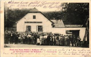 Grünbach an der Schneebergbahn, Franz Stickler's Gasthaus 'zur Ruine Schrattensteim' / inn, alpine restaurant