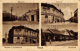 Putnok, vasútállomás, városháza, Református templom