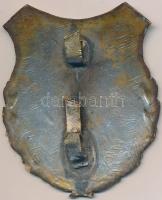 ~1940. "PÉT PKSE" zománcozott Br jelvény (60x50mm) T:2