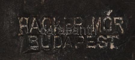 Hacker Mór jelzéssel: Kossuth Ferenc. Ón büszt, az orra lelapult, m: 7 cm