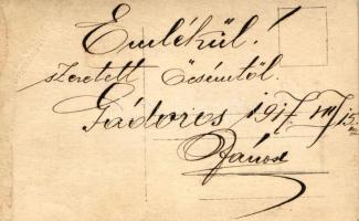 1917 Katona fotó, Gádoros / WWI Military, Hungarian soldier photo, 'Stojkovits és Békési' ...