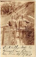 1917 Magyar katonák / Military WWI, Hungarian soldiers, photo