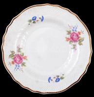 Hollóházi süteményes készlet, matricás, jelzett, hibátlan, d:32 cm, d:19cm