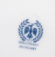 Hollóházi süteményes készlet, matricás, jelzett, hibátlan, d:32 cm, d:19cm