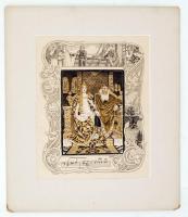 Franz Strassen (1869 Hanau - 1949 Berlin), Tristan und Isolde, 12 Bilder zu Richard Wagners Tondicht...