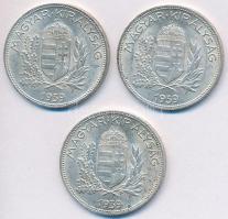 1939. 1P Ag (3x) T:2