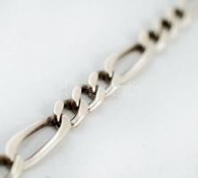 Ezüst (Ag) nyaklánc, jelzett, h: 55 cm, 21,8 g /
silver necklace, 55 cm, 21,8 g