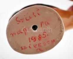 Bodrogkeresztúri fácán, kézzel festett, jelzett, hibátlan, m:9 cm , h:15 cm