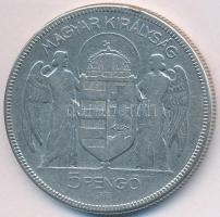 1930. 5P Ag "Horthy jobbra" T:3
Adamo P8