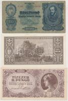 24db-os vegyes magyar pengő bankjegy tétel T:vegyes