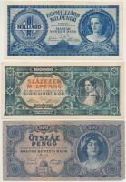 24db-os vegyes magyar pengő bankjegy tétel T:vegyes