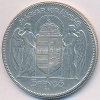 1930. 5P Ag "Horthy jobbra" T:3
Adamo P8