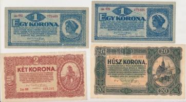 15db-os vegyes magyar korona bankjegy tétel T:vegyes