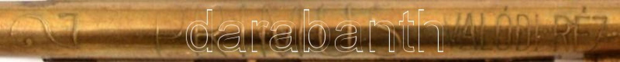 Retró Primus "Valódi réz" cigarettatöltő, jelzett, 17,5cm