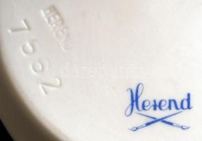 Herendi csipkebogyó mintás tálka, kézzel festett, hibátlan, jelzett, d:7,5 cm