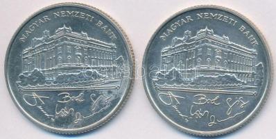 1993. 200Ft Ag "MNB" (2x) T:2,2-