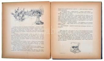 Az Újság albuma Basch Árpád illusztrációival, Atheneum. Bp., 1906. Athenaeum. egy lap elsavasodott, ...