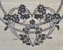 Az Újság albuma Basch Árpád illusztrációival, Atheneum. Bp., 1906. Athenaeum. egy lap elsavasodott, ...