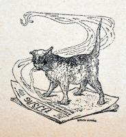 Az Újság albuma Basch Árpád illusztrációival, Atheneum. Bp., 1906. Athenaeum. egy lap elsavasodott, ...