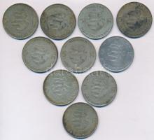 1947. 5Ft Ag "Kossuth" (10x) T:2-,3