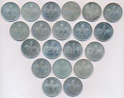 1992-1994. 200Ft Ag "MNB", "Deák" (20x) T:2,2-