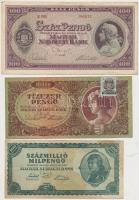 30db-os vegyes magyar pengő bankjegy tétel T:vegyes