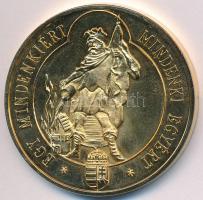 1995. "Magyar Tűzoltószövetség - Jubileumi Emlékérem" aranyozott fém emlékérem (43mm) T:PP felületi karc, ujjlenyomat