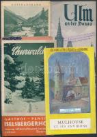 cca 1930 5 db háború előtti képes utazási prospektus / 5 Pre-war tourist guides