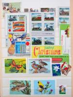 kb 400 darabos modern levélzáró gyűjtemény berakóban