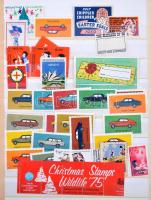 kb 400 darabos modern levélzáró gyűjtemény berakóban