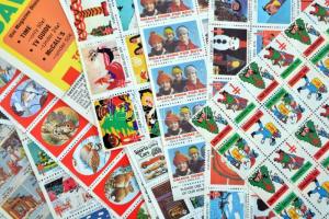 kb 400 darabos modern levélzáró gyűjtemény berakóban